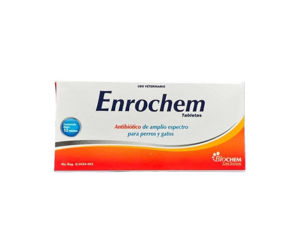 Enrochem 12 Tabletas ( Enrofloxacina )